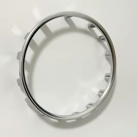 For Audi Steering Wheel Decoration Logo A1 A6 A7 15 Pin chrome Plated Frame Cover Center Logo