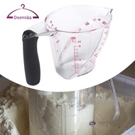 [deevoka] 1 Cup Angled Measuring Cup Easy to Use Portable Food Grade Material 250ml
