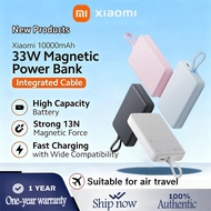 Xiaomi 33W Magnetic Power Bank 10000 (Integrated Cable) Fast Charging 3C certification（CCC）