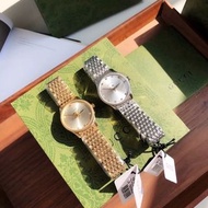 Gucci 古馳 蜜蜂女錶 29mm 小錶盤 精鋼錶帶 石英錶｜全新 金色/銀色可選