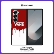Case Casing Samsung Galaxy Z Fold 6 5 4 3-Hype Fashion Logo Paint Red ZC070