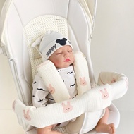Newborn baby 4 layers Stroller handrail protection cover cotton towel children baby seat bite protec