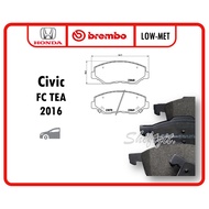 Brembo Front Brake Pad - Honda Civic FC TEA