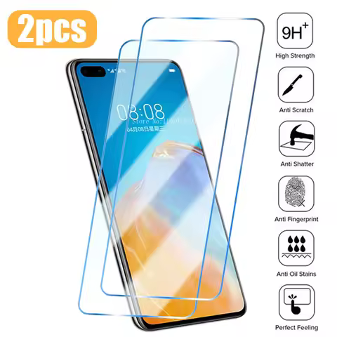 2PCS Protective Glass for Huawei Nova 12 P40 P30 P20 Pro Mate 20 Lite E Screen Protector for huawei 
