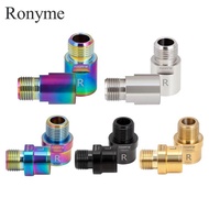 Ronyme 1 Pair Bike Pedal Adapter Steel Pedal Spacers Removable Cycling MTB Pedal Extender