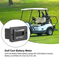 Golf Cart Battery Meter 48V LED Battery Indicator Battery Gauge Battery Level Meter IP65 for Club Ca