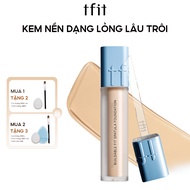 TFIT Lightweight Foundation 15g High Coverage, Foundation Lasts Up to 24 Hours Buildable Fit Spatula