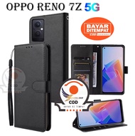 Flip Case Oppo Reno 7z 5G Flip Dompet Casing HP Flip Wallet Leather Cover Dompet hp