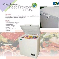 Rsa Freezer Box Cf-210 200 Liter ( Khusus Sidoarjo Surabaya Gersik