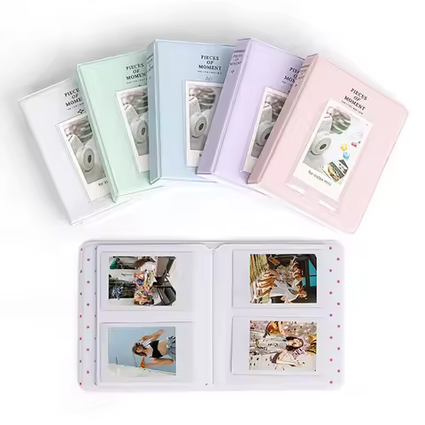 64 Pockets Photo Album For Fujifilm Instax Mini 12/11/9 Wedding Photo Album For Fujifilm Instax Mini