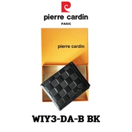 Pierre Cardin (ปีแอร์ การ์แดง) กระเป๋าธนบัตร กระเป๋าสตางค์เล็ก  กระเป๋าสตางค์ผู้ชาย กระเป๋าหนัง กระเป๋าหนังแท้ รุ่น WIY3-DA-B พร้อมส่ง ราคาพิเศษ