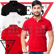 HEBAT [SULAM] BAJU GUESS SHIRT EMBROIDERY BAJU LELAKI PEREMPUAN POLO TEE!! 100% COTTON
