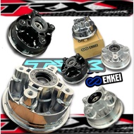 YAMAHA LC135 5S / Y15zr Y15 CLUTCH HUB SPROCKET HUB+OIL SEAL BEARING COMPLETE SET SILVER BLACK SPOCK