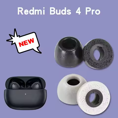 Ear Tips for Redmi buds 4 Pro Memory Foam Eartips Noise Canceling Anti-Slip Earbuds Foam Earbuds for