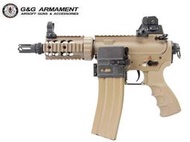【KC軍品】怪怪貿易 G&amp;G 台製全金屬 M4 CRW 單/連發電動槍 (CR16)