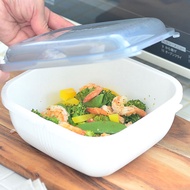 IWATANI GOURLAB / Microwave Cooker / Food Container / Dishwasher Safe / Made in JAPAN / Heat Resistant 230℃ / BENTO LUNCH BOX / Rice Cooker / Steaming