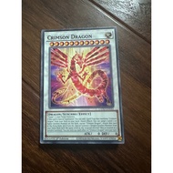Original Yugioh Card - Crimson Dragon - Common - L5DD-ENY41