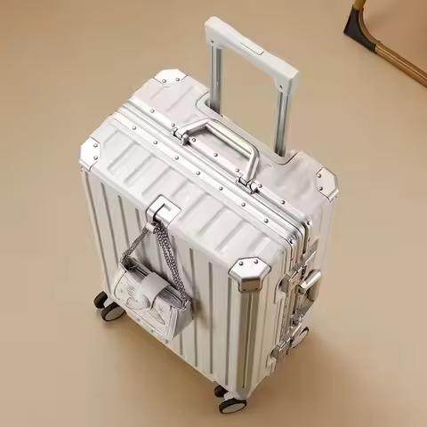 20-30 inch Update Hot Aluminum Frame Luggage Large Capacity Suitcase Popular Luggage Travel Bag Boar