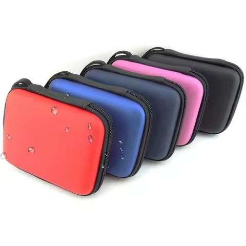 External Hard Drive Disk Portable Zipper Case Bag Pouch Protector For 2.5" WD Seagate HDD Hard Disk 