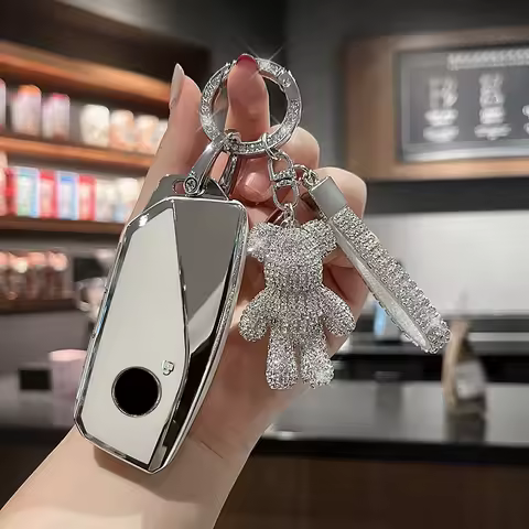 TPU Car Key Case Cover Shell Fob For BMW 1 3 7 Series i7 X7 G07 LCI iX I20 X1 U11 G70 G09 XM X3 X1 U