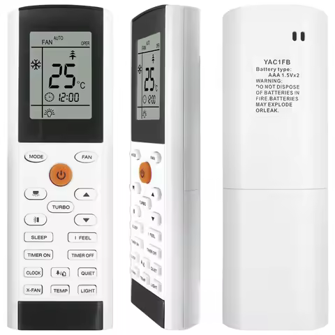 Air conditioner remote control yacifb yac1fb yac1fb6 yac1fb9 für klimaanlage tadiran electro lux grE