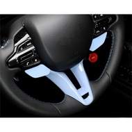 Blue Style Car Steering Wheel Lower Trim Cover Inner Steering Wheel Frame Cover Compatible with Hyun