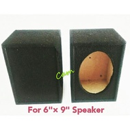 2pcs Single Speaker Box(6x9) / 6.5inch With Carpet Wira/Saga/Waja/Persona/Alza