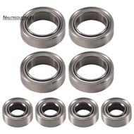 8Pcs Ball Bearings 4X8X3mm 8X12X3.5mm for   E18  1/18 RC Car Spare Parts A949 A959 A969 A979 A959-B 