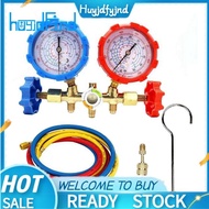 [Huyjdfyjnd]R410A 3 Way AC Diagnostic Manifold Gauge Set Replacement Parts Fit for Freon Charging Fits R-404A R-134A Refrigeration Manifold Gauge Air