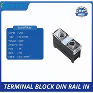 Terminal Block Din Rail IN-411BK 60A 1P/600V ... BEST QUALITY