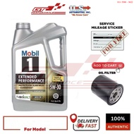 120766 Mobil 1™ Extended Performance SAE 5W30 fully synthetic engine oil (4.73 liter) protects for 2