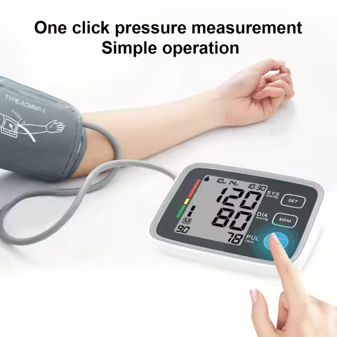 Adjustable cuff automatic upper arm blood pressure monitor household digital blood pressure monitor 