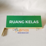 Akrilik Papan Gantung Ruang Kelas | Akrilik Papan Nama Ruang Kelas
