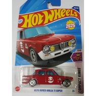 Hotwheels Alfa Romeo Giulia Ti Super Red 1st Edition 25K