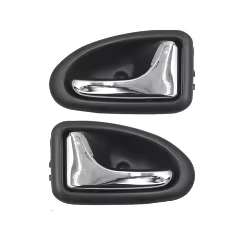 N26R-Chrome Inner Front Door Handle 1 Pair 8200915598 8200915599 For Megan Clio Trafic Scenic 1996- 