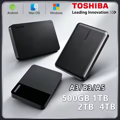 Toshiba Canvio Ready B3 External Hard Drive 4TB 2.5 Inch USB 3.0 Slim Portable Hard Disk For Noteboo