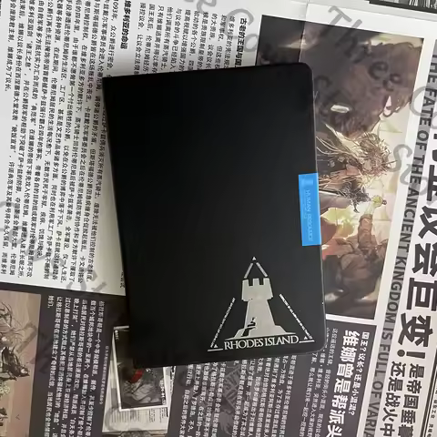 Anime Arknights Rhodes Island Cosplay Cartoon Notebook Student Workbook Pocketbook Jotter Prop Book 