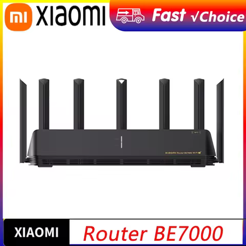 New Xiaomi Router BE7000 Tri-Band WiFi Repeater VPN 1GB Mesh USB 3.0 IPTV 4 X 2.5G Ethernet Ports Mo