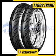 Dunlop Tires TT902 80/80-17 41P &amp; 100/70-17 49P Tubeless Motorcycle Street Tires (FRONT &amp; REAR)