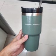 絕版 Starbucks x Stanley 聯名款 綠不鏽鋼 Togo杯 （含吸管）