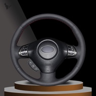 Hand-stitched Black Artificial Leather Steering Wheel Cover for Subaru Forester 2008 2009 2012 Impre