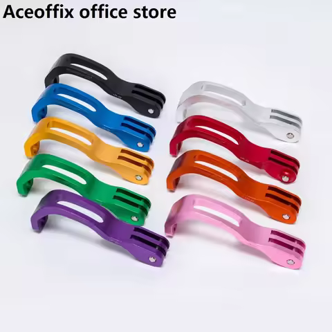 Aceoffix Folding Bike Light Holder for Brompton Front Light Bracket Aluminum Alloy Durable Reliable 