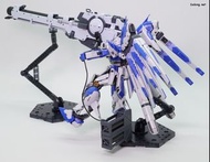包郵 rg hyper mega bazooka launcher 水貼 超絕米加粒子炮 gundam hi nu RX-93-υ2 海牛 Hi-υ v hi-v Gundam  高達模型  rg 1