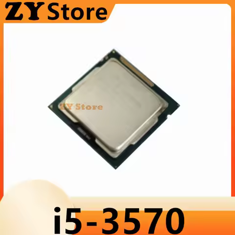 I5 3570 CPU Processor Quad core 3.4Ghz /L3=6M/77W slot LGA 1155 Desktop CPU I5-3570
