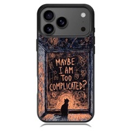 Abstract Thoughts Midnight Sketch Hybrid Case Custom Casing iphone 18 17 17e 16 16e 15 14 13 12 11 P
