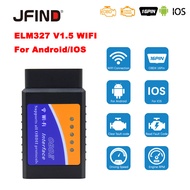 ELM327 V1.5 OBD2 OBDII CAN BUS WIFI for Android & IOS ELM 327 V 1 5 OBD 2 WI-FI Car Diagnostic Tool 