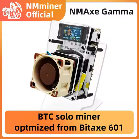 NMAxe Gamma Optimized Bitaxe 601 Gamma NMMiner Official BM1370 ASIC BTC Solo Lottery Miner 1.2TH/s O