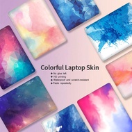 Full Set of DIY Watercolor Rendering Effect Laptop Sticker Laptop Skin Waterproof Anti-scratch PVC Computer Decal for HP/Acer/Dell/ASUS/Lenovo/Thinkpad