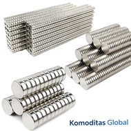 50pcs Neodymium Round Magnets N35 - Size 6x2mm 10x2mm/ 15x5mm, Strong and Durable