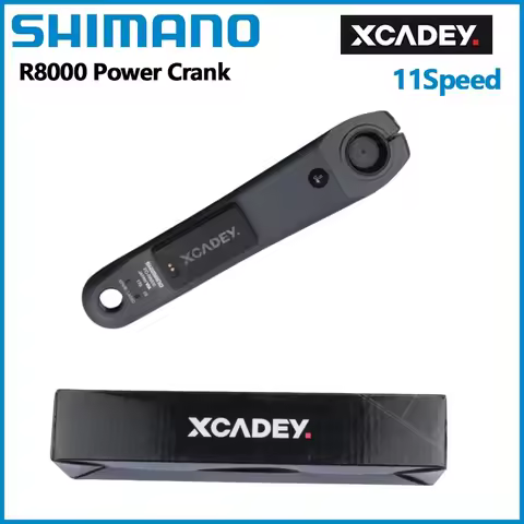 Shimano Ultegra R8000 Crank With Xcadey Power R8000 FC Left Power Crank 165MM 70MM 172.5MM 175MM Blu